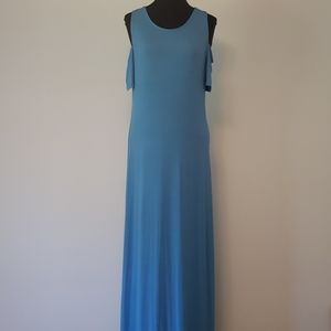 Cold shoulder maxi dress
